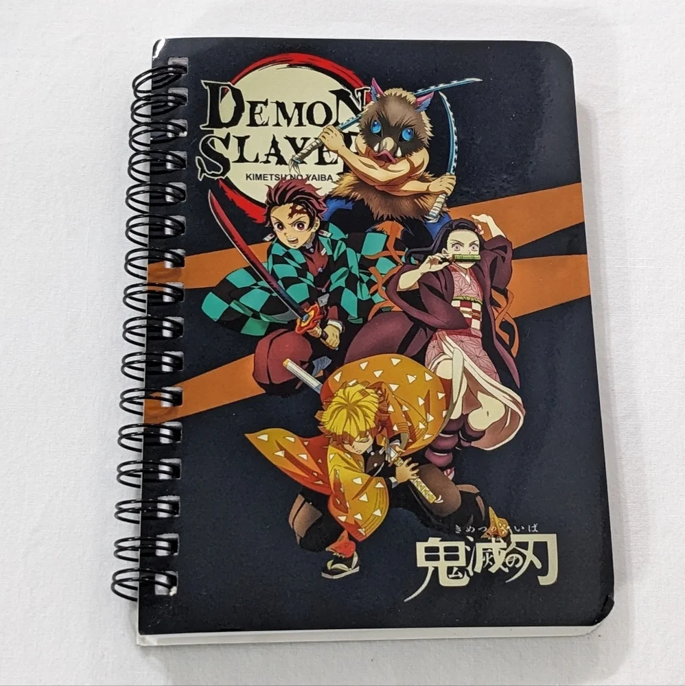 Demon Slayer Small Spiral Notebook, NEW